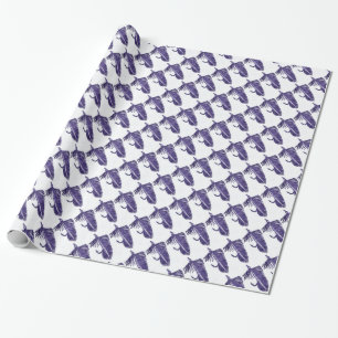 "Purple Matuka Streamer" Trout Fly Wrapping Paper