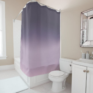 Purple Mauve Ombre Elegant Gradient  Shower Curtain