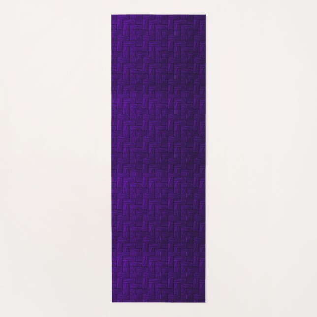 Purple Maze Yoga Mat (Front)