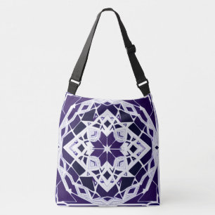 Purple Medallion  Crossbody Bag