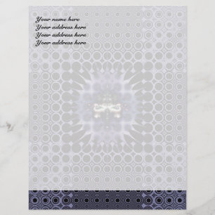 Purple Meditation Letterhead Design