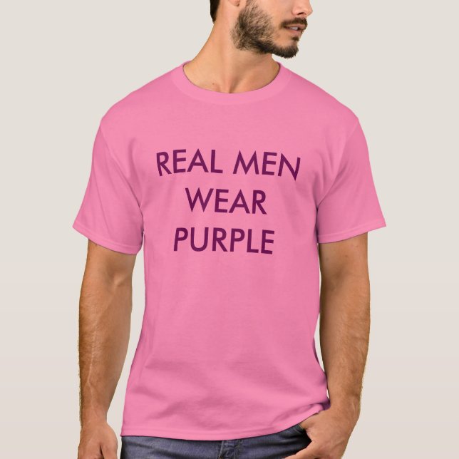 Purple Men T-Shirt (Front)