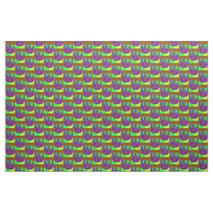 purple mermaids with green fabric