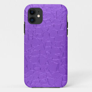 Purple Metal Plate Abstract Art iPhone 11 Case