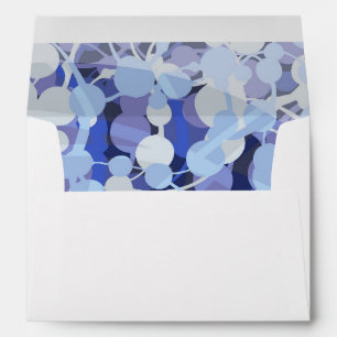 Purple Microbe Pattern Envelope