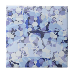 Purple Microbe Pattern Tile