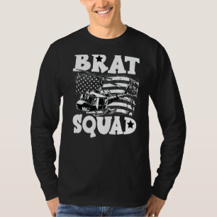 Purple Military Child Brat Squad Of Huey Military T-Shirt