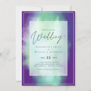 Purple Mint Dreams Modern Budget Wedding