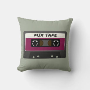 Purple Mix Tape - 80s And 90s Retro Inspired Gift Cushion