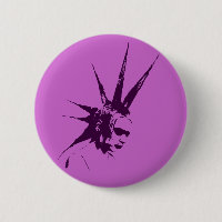 Purple Mohawk Punk girl