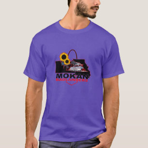 Purple MOKAN Badlanders Mens Tri-Blend Shirt