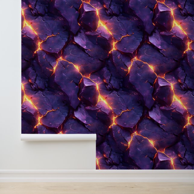 Purple Molten Magma Illusion Wallpaper (Application)