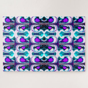 Purple moments festive art jigsaw puzzle