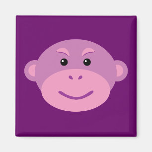 Purple Monkey Magnet
