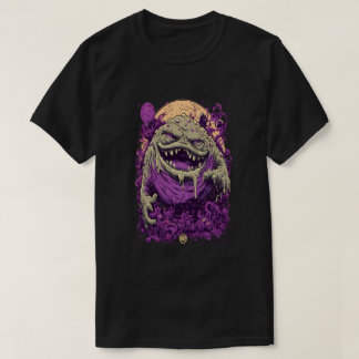 Purple Monster Dark Comic Streetwear T-Shirt