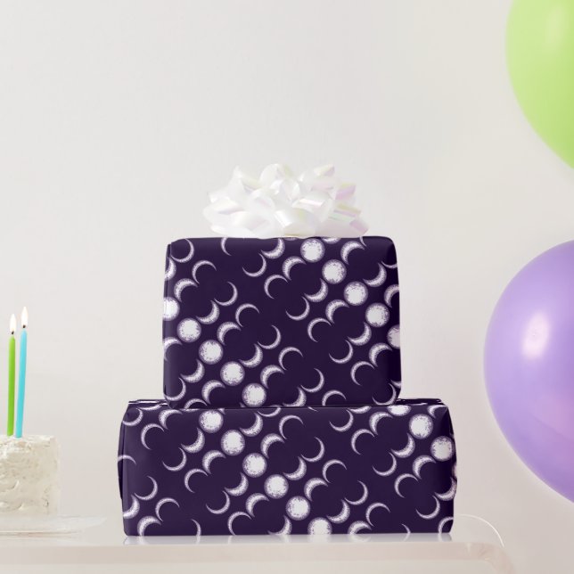 Purple Moon Child Wrapping Paper (Party Gifts)