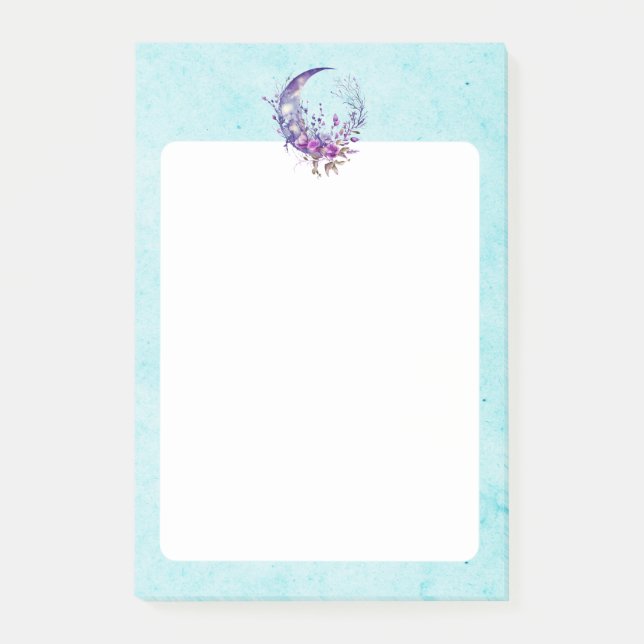 Purple Moon  Post-it Notes (Front)