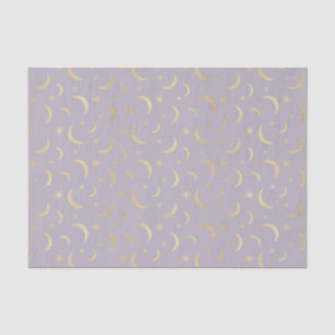 Purple Moon Stars (Design 8 of the Purple Series) Tissue Paper