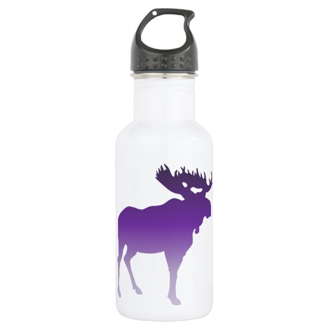 Purple Moose 532 Ml Water Bottle (Front)