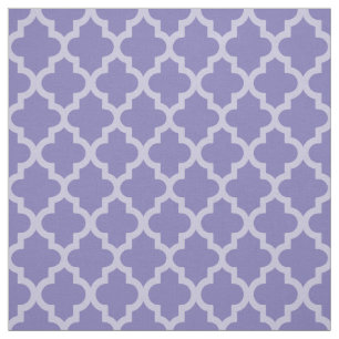 Purple Moroccan Moods Quatrefoil Fabric