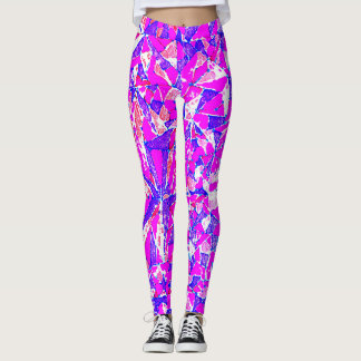 Purple Mosaic Leggings