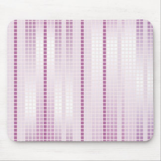 Purple Mosaic Tiles Mouse Pad
