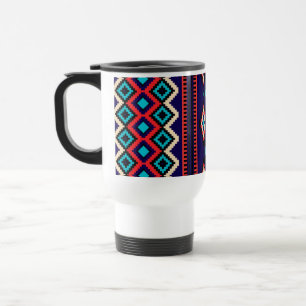 Purple Mosaic Travel Mug