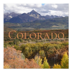 Purple Mountain Contrasts Colorado Photo Print