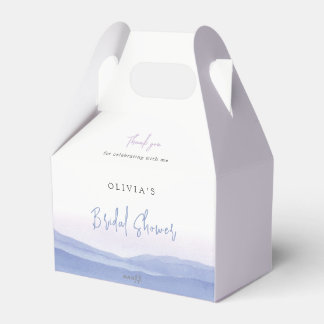 Purple Mountains Bridal Shower Favour Box