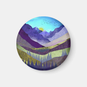 Purple Mountains Majesty Magnet