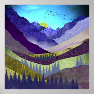 Purple Mountains Majesty Poster