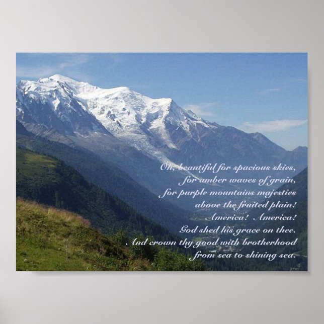 Purple Mountain's Majesty Poster (Front)