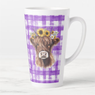 Purple Mug with Cow (matching journal available)