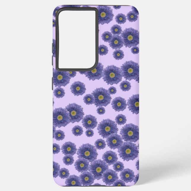 Purple Mums Samsung Galaxy S21+ Case (Back)