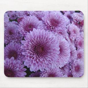 Purple Mums the Word! Mouse Pad