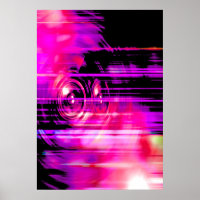 Purple music speakers