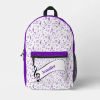 Purple music theme personalised