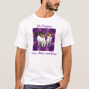 purple, My Puppies, Chevy, Bitzy and Kimi T-Shirt
