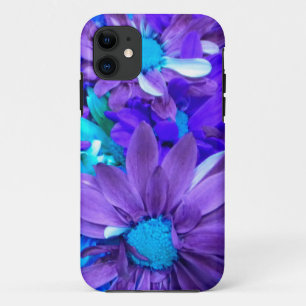 Purple N Turquoise Bouquet Case-Mate iPhone Case