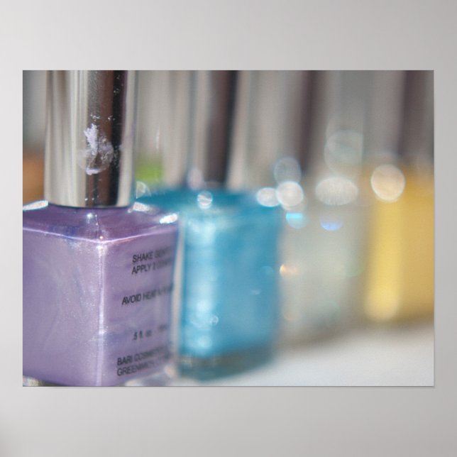 Purple Nail Polish Poster (Front)