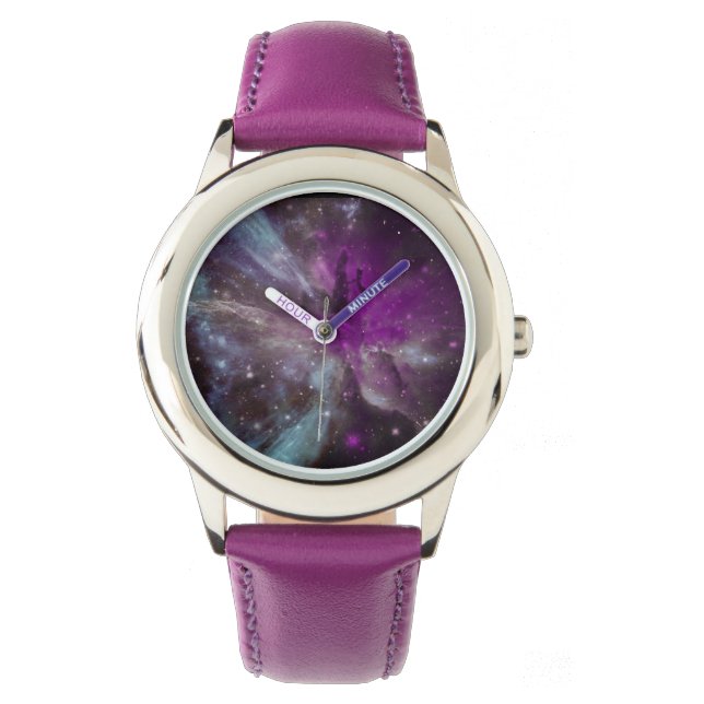 Purple Nebula and Stars Watch (Front)