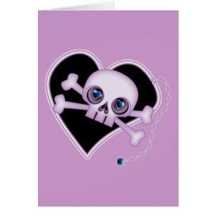 Purple Neon Skull