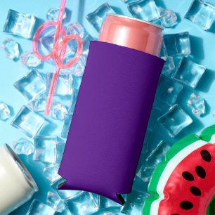 Purple Neoprene Can Cooler