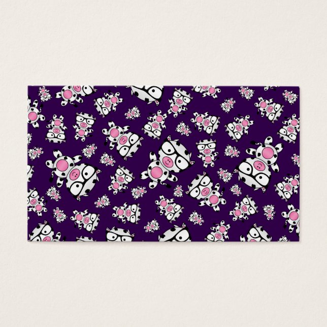 Purple nerd cow pattern (Front)