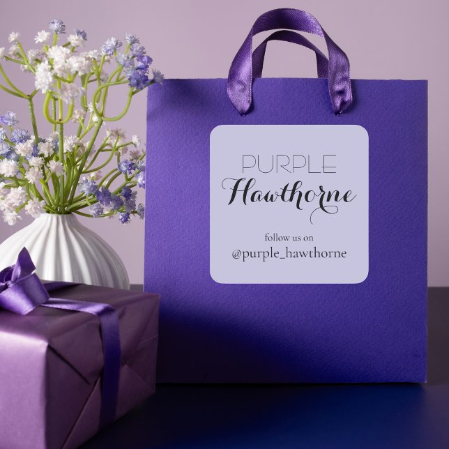 Purple Neutral Business Branding Label (Purple Neutral Business Branding Label)