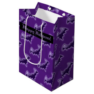 Purple Night Wing Bats Gift Bag