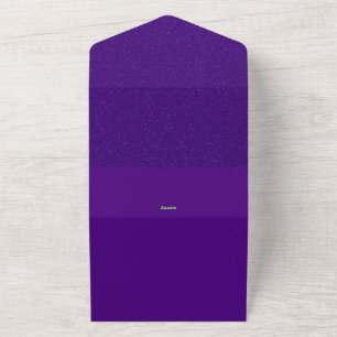 Purple Noise All-In-One Wedding Invite – Customise