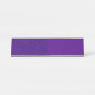 Purple Noise Effect Custom Name Plate