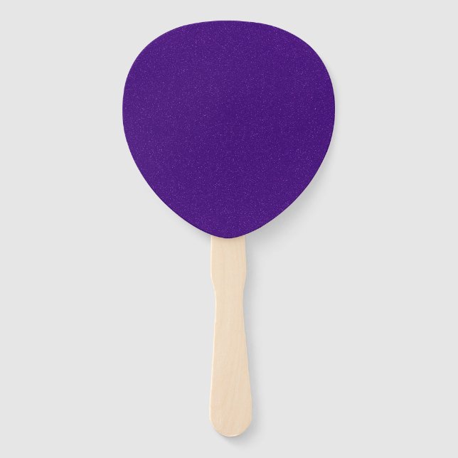 Purple Noise-Effect Heart Paddle Fan – Customise (Front)