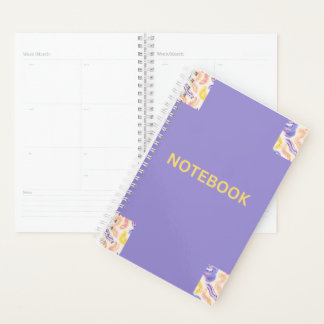 Purple Notebook Planner